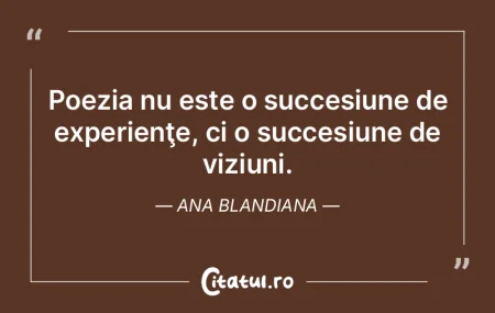 Poezia nu este o succesiune de experienÅ... Poezia nu este o succesiune de experienÅ...