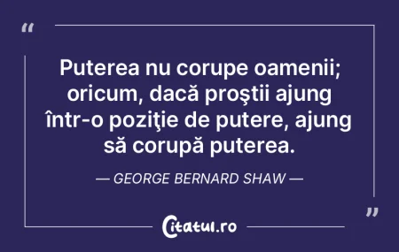 Puterea nu corupe oamenii; oricum, dacă... Puterea nu corupe oamenii; oricum, dacă...
