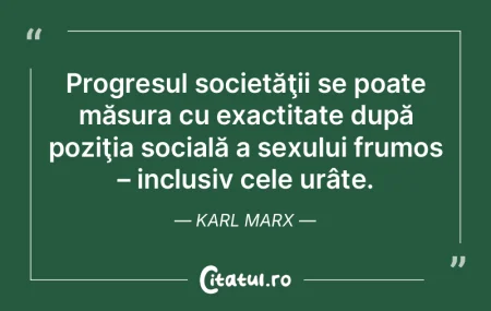 Progresul societăţii se poate măsura ... Progresul societăţii se poate măsura ...