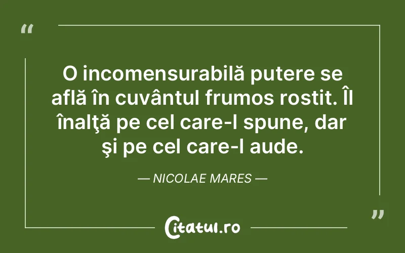 Citat Nicolae Mares - citate motivationale