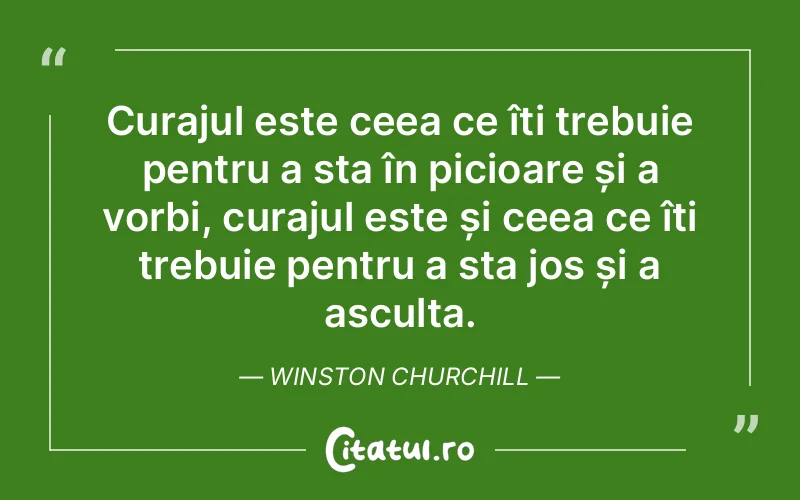 Citat Winston Churchill - citate motivationale