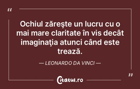 Ochiul zăreşte un lucru cu o mai mare ... Ochiul zăreşte un lucru cu o mai mare ...