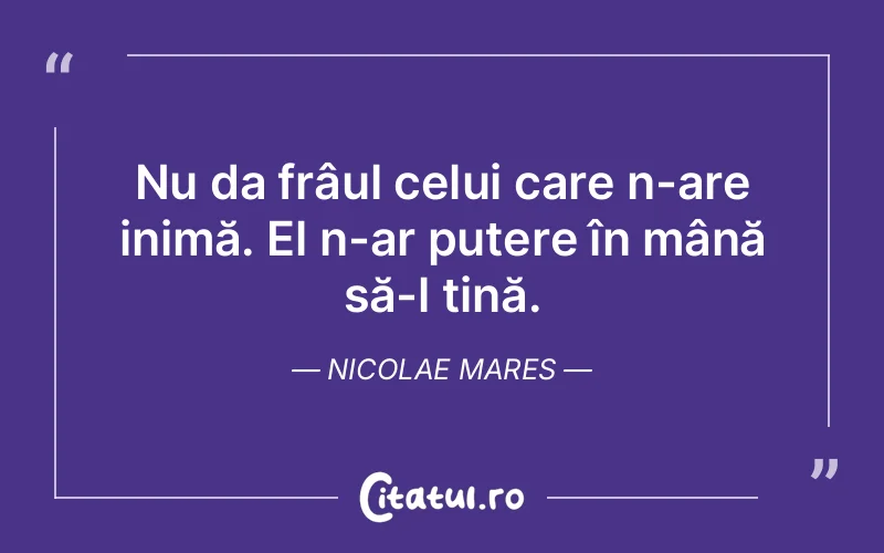 Citat Nicolae Mares - citate motivationale