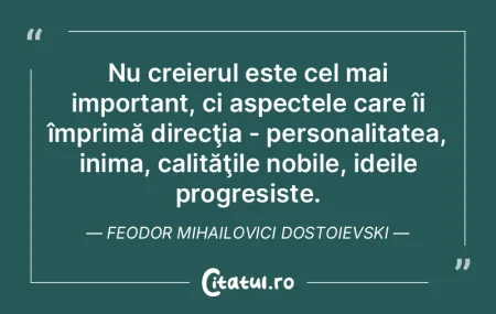 Nu creierul este cel mai important, ci a... Nu creierul este cel mai important, ci a...