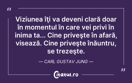 Viziunea îţi va deveni clară doar în... Viziunea îţi va deveni clară doar în...