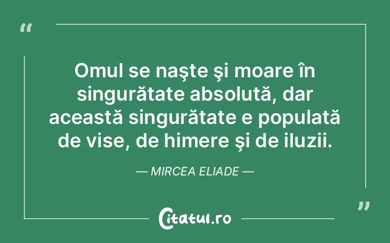 Citat Mircea Eliade - citate motivationale
