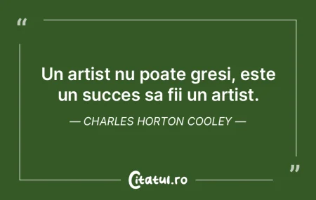 Un artist nu poate gresi, este un succes... Un artist nu poate gresi, este un succes...