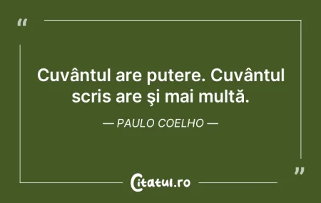 Cuvântul are putere. Cuvântul scris ar... Cuvântul are putere. Cuvântul scris ar...