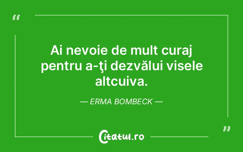 Citat Erma Bombeck - citate motivationale