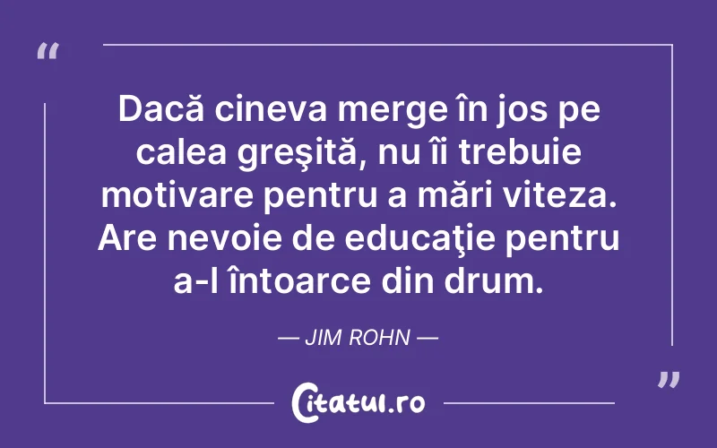 Citat Jim Rohn - citate motivationale