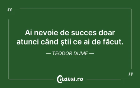 Ai nevoie de succes doar atunci când ş... Ai nevoie de succes doar atunci când ş...