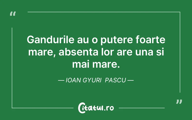 Citat Ioan Gyuri Pascu - citate motivationale