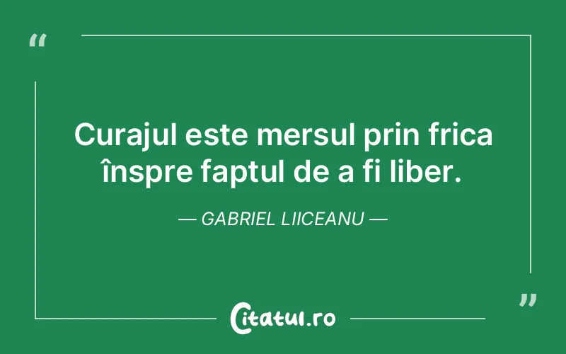 Citat Gabriel Liiceanu - citate motivationale