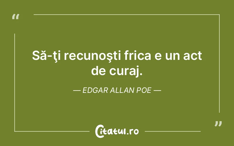 Citat Edgar Allan Poe - citate motivationale