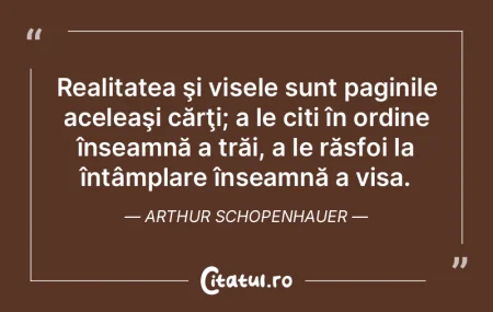 Realitatea şi visele sunt paginile acel... Realitatea şi visele sunt paginile acel...