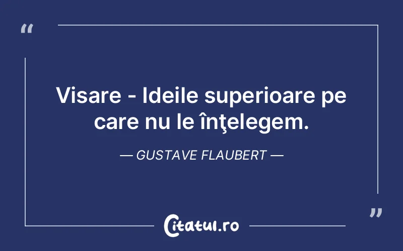Citat Gustave Flaubert - citate motivationale