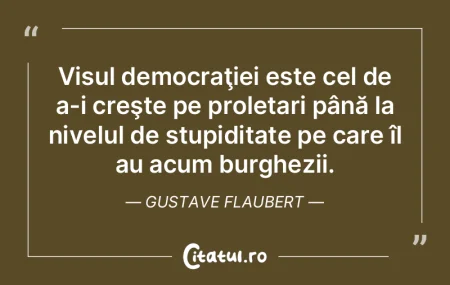 Visul democraţiei este cel de a-i creş... Visul democraţiei este cel de a-i creş...