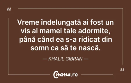 Vreme îndelungată ai fost un vis al ma... Vreme îndelungată ai fost un vis al ma...