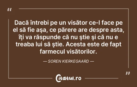 Dacă întrebi pe un visător ce-l face ... Dacă întrebi pe un visător ce-l face ...