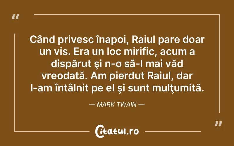 Citat Mark Twain - citate motivationale