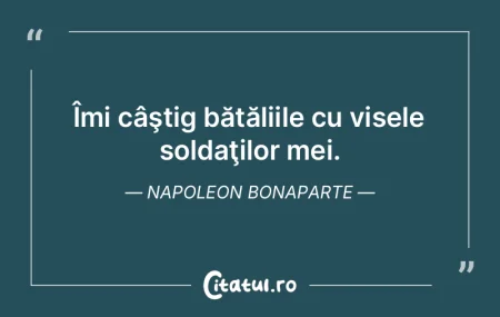 Îmi câştig bătăliile cu visele sold...
