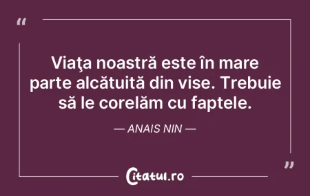ViaÅ£a noastră este în mare parte alcÄ... ViaÅ£a noastră este în mare parte alcÄ...
