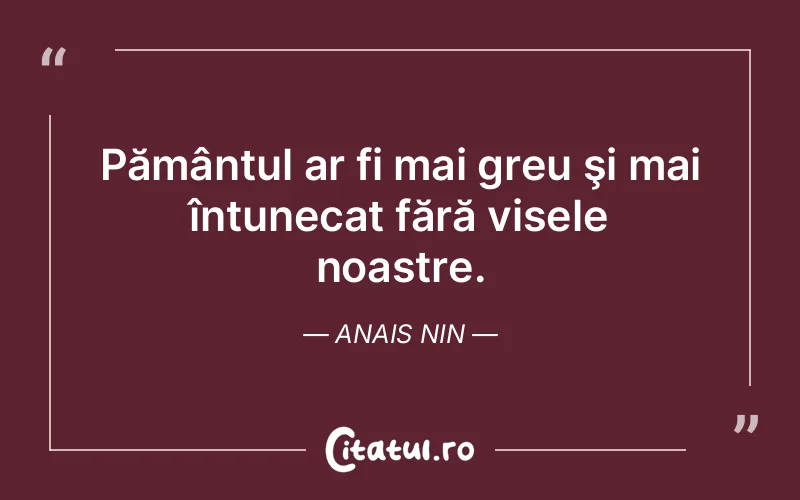 Citat Anais Nin - citate motivationale
