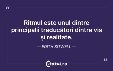 Ritmul este unul dintre principalii trad... Ritmul este unul dintre principalii trad...