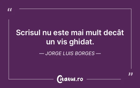 Scrisul nu este mai mult decât un vis g...