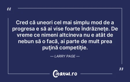 Cred că uneori cel mai simplu mod de a ... Cred că uneori cel mai simplu mod de a ...