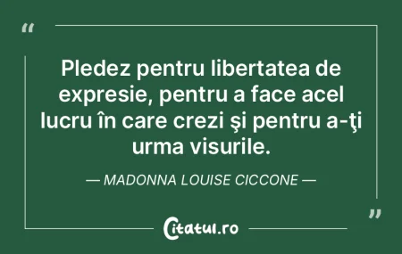 Pledez pentru libertatea de expresie, pe...