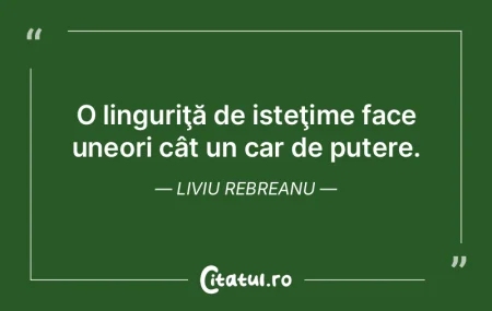 O linguriţă de isteţime face uneori c...