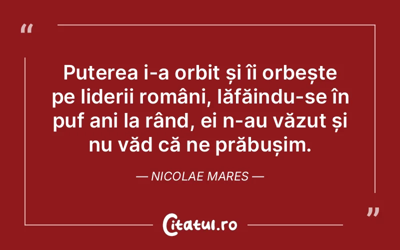 Citat Nicolae Mares - citate motivationale