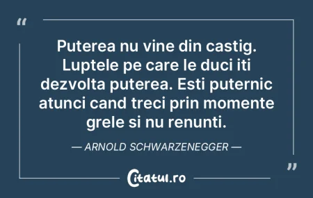 Puterea nu vine din castig. Luptele pe c... Puterea nu vine din castig. Luptele pe c...
