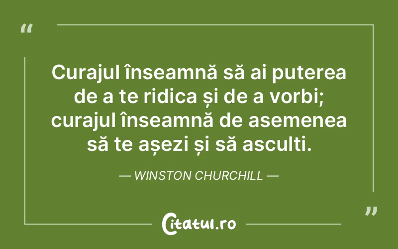 Citat Winston Churchill - citate motivationale