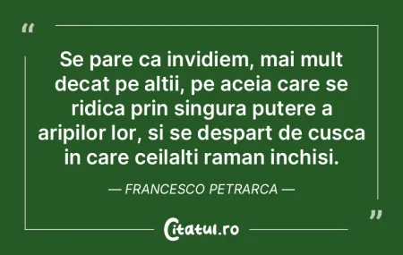 Se pare ca invidiem, mai mult decat pe a... Se pare ca invidiem, mai mult decat pe a...