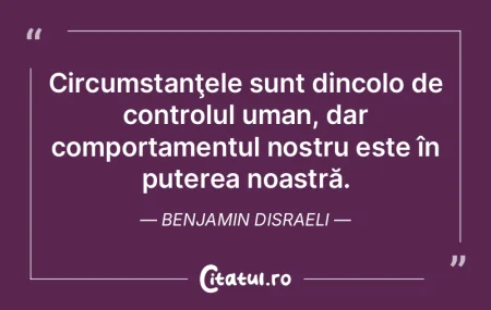 Circumstanţele sunt dincolo de controlu... Circumstanţele sunt dincolo de controlu...