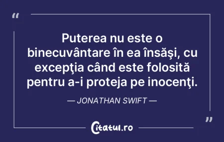 Puterea nu este o binecuvântare în ea ... Puterea nu este o binecuvântare în ea ...