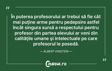 În puterea profesorului ar trebui să f... În puterea profesorului ar trebui să f...