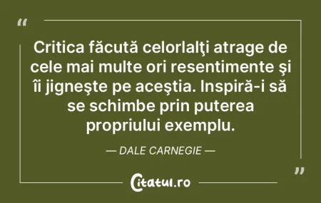 Critica făcută celorlalţi atrage de c... Critica făcută celorlalţi atrage de c...