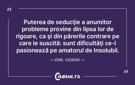 Puterea de seducţie a anumitor probleme... Puterea de seducţie a anumitor probleme...