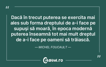 Dacă în trecut puterea se exercita mai... Dacă în trecut puterea se exercita mai...