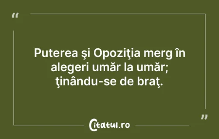 Puterea şi Opoziţia merg în alegeri u... Puterea şi Opoziţia merg în alegeri u...