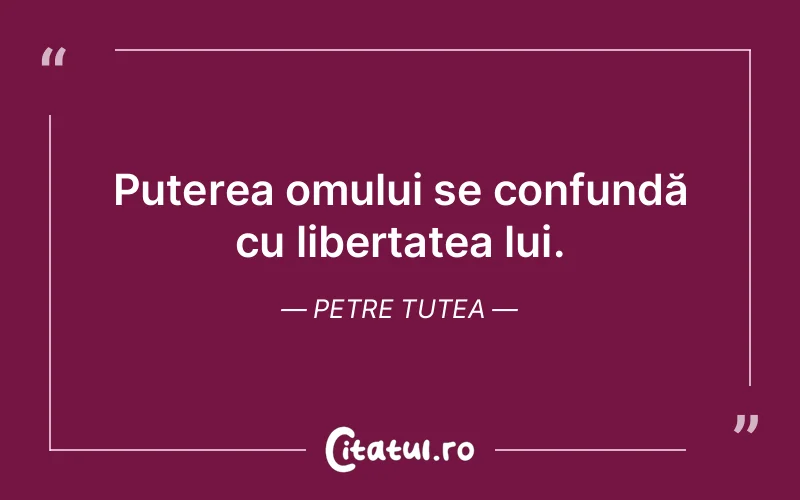 Citat Petre Tutea - citate motivationale