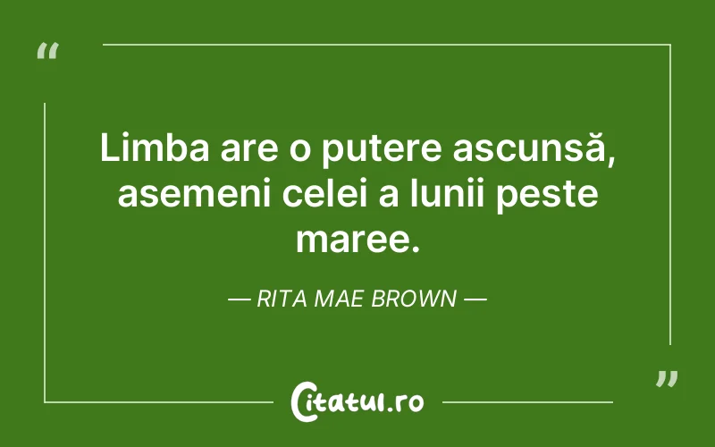 Citat Rita Mae Brown - citate motivationale