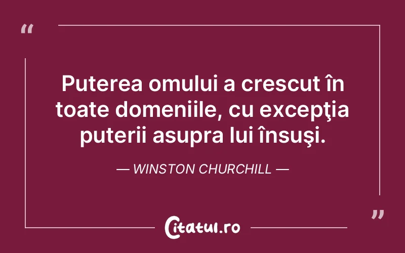Citat Winston Churchill - citate motivationale