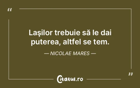 Laşilor trebuie să le dai puterea, alt... Laşilor trebuie să le dai puterea, alt...