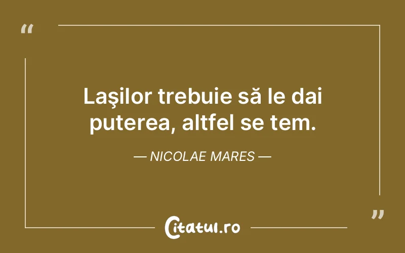 Citat Nicolae Mares - citate motivationale