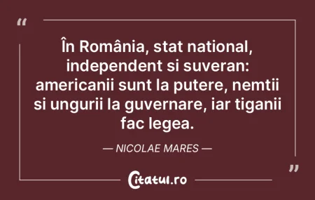 În România, stat național, independen... În România, stat național, independen...