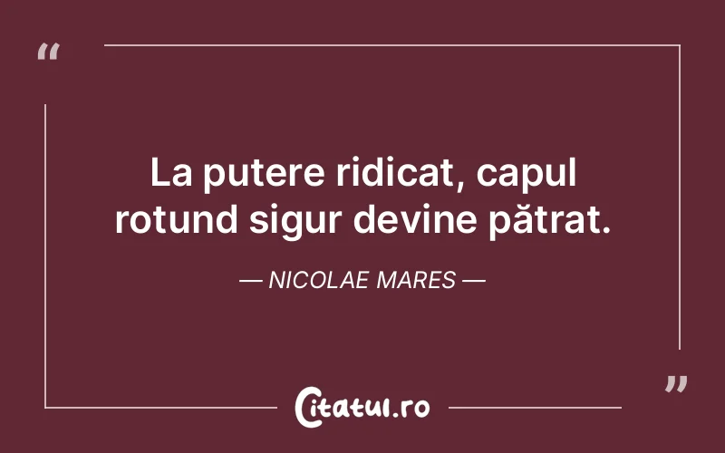 Citat Nicolae Mares - citate motivationale